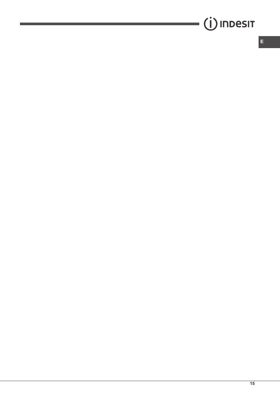 Indesit IB-34-AA-F-H-D User Manual | Page 15 / 16