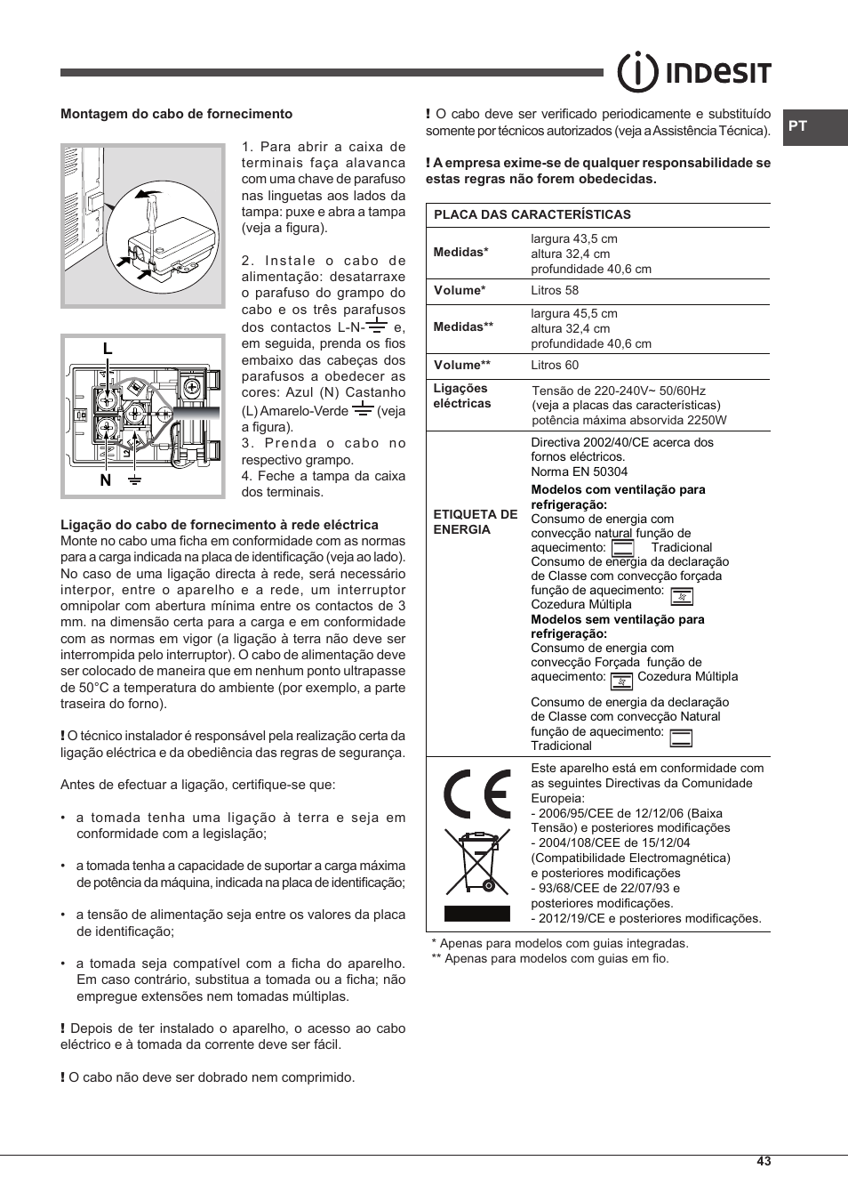 Indesit FIM-51-K.A-IX-S User Manual | Page 43 / 76