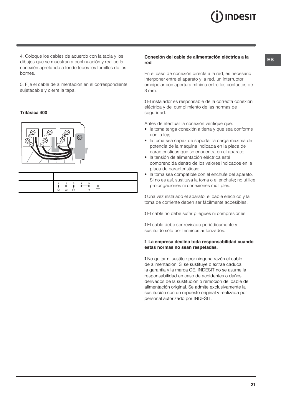 Indesit VRM-640-M-IX User Manual | Page 21 / 72