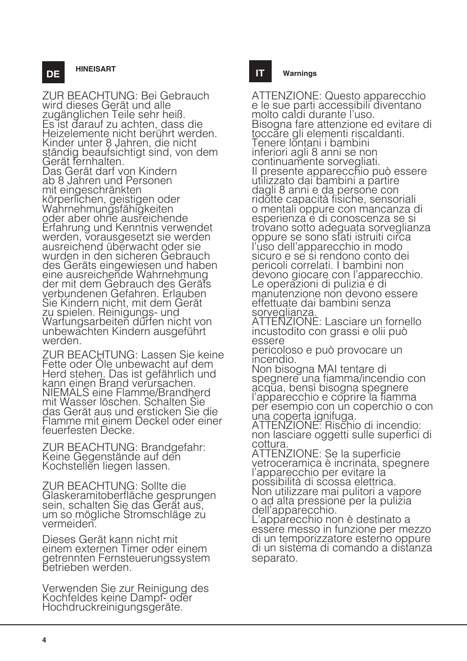 Indesit VRM-640-M-IX User Manual | Page 4 / 72