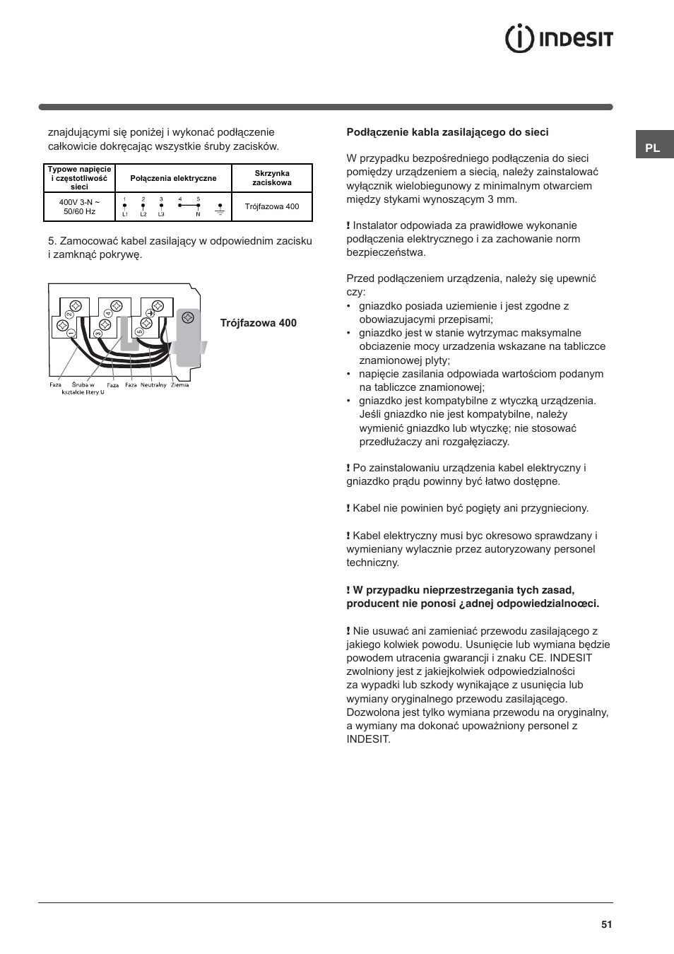 Indesit VRM-640-M-IX User Manual | Page 51 / 72