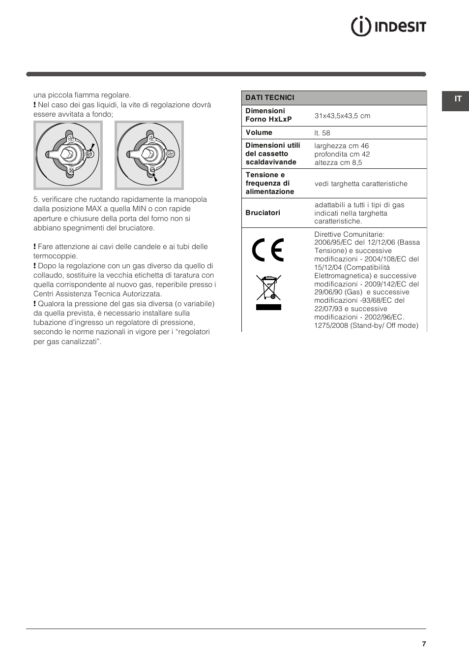 Indesit KN6G21S(X)-I User Manual | Page 7 / 44