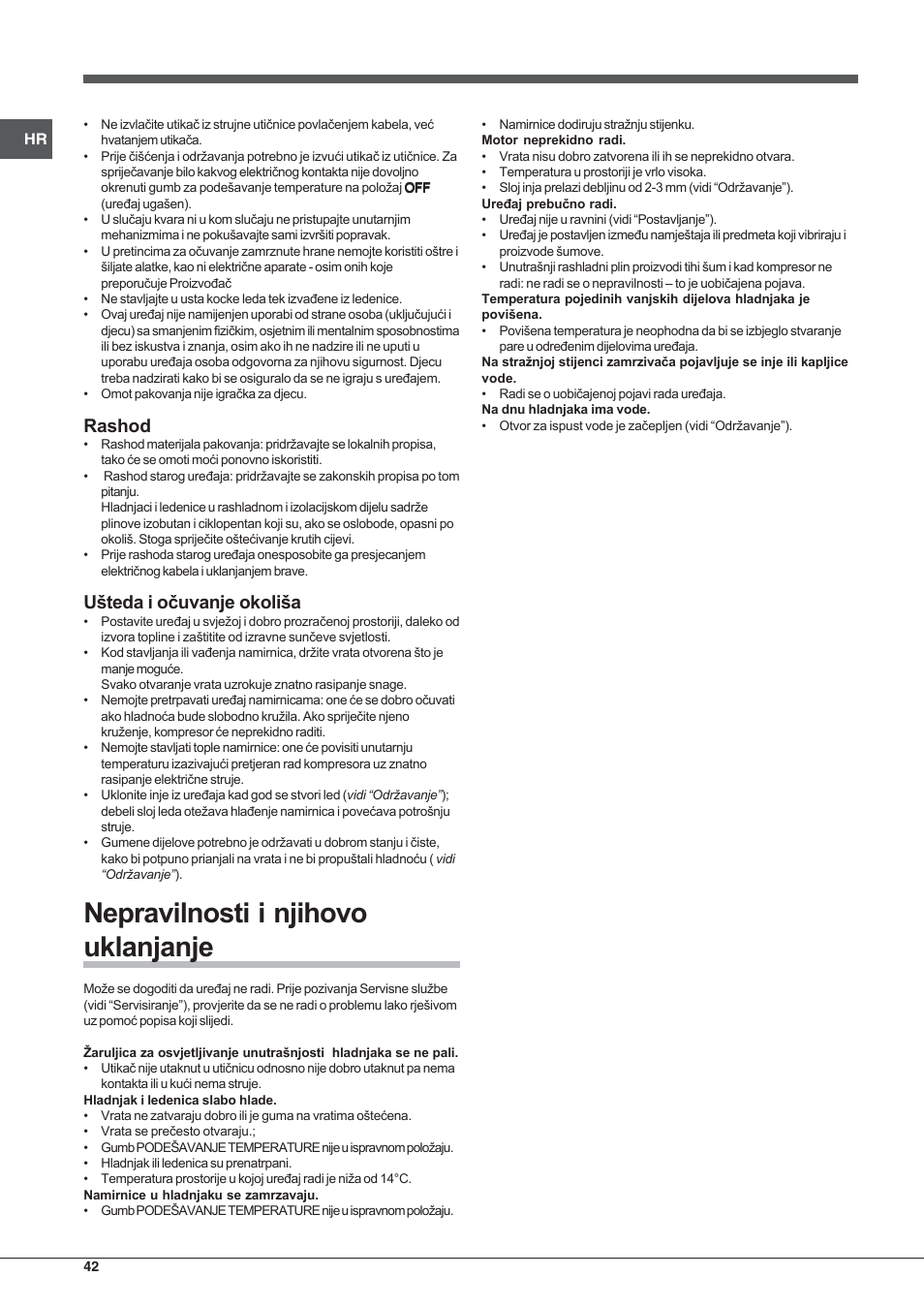 Indesit TIAA-12-FF User Manual | Page 42 / 56