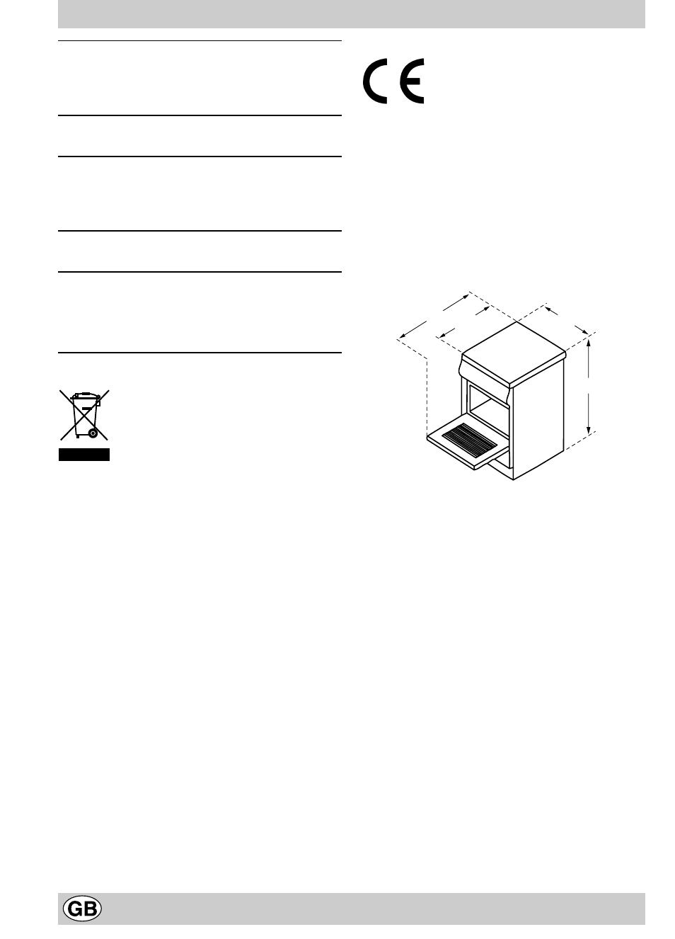 Technical specifications | Indesit KN1I2S(W)-E User Manual | Page 20 / 26