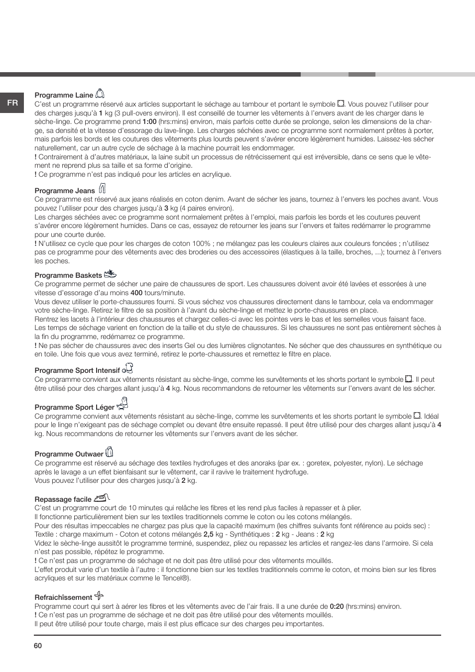 Indesit IDCE-G45-B-H-(EU) User Manual | Page 60 / 80