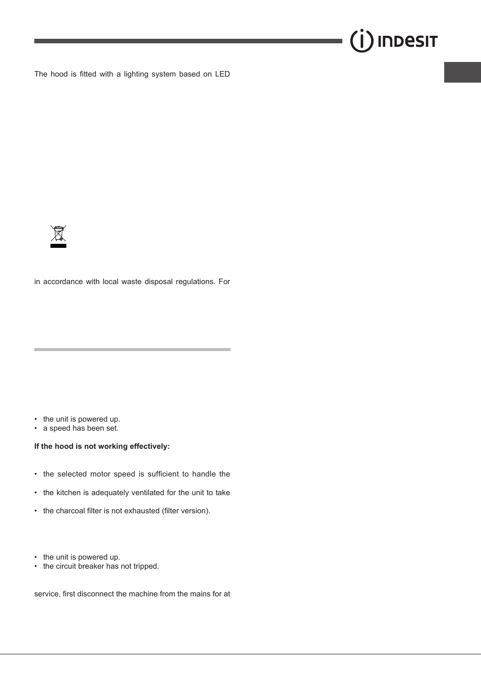 Troubleshooting | Indesit IHT-6.5-C-M-IX User Manual | Page 39 / 80