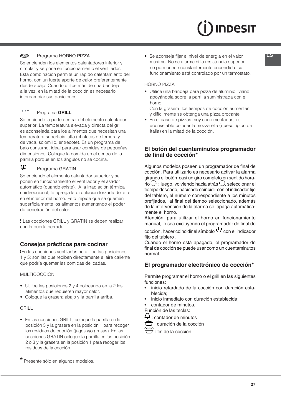 Indesit KN6C76A(X)-GR User Manual | Page 27 / 60