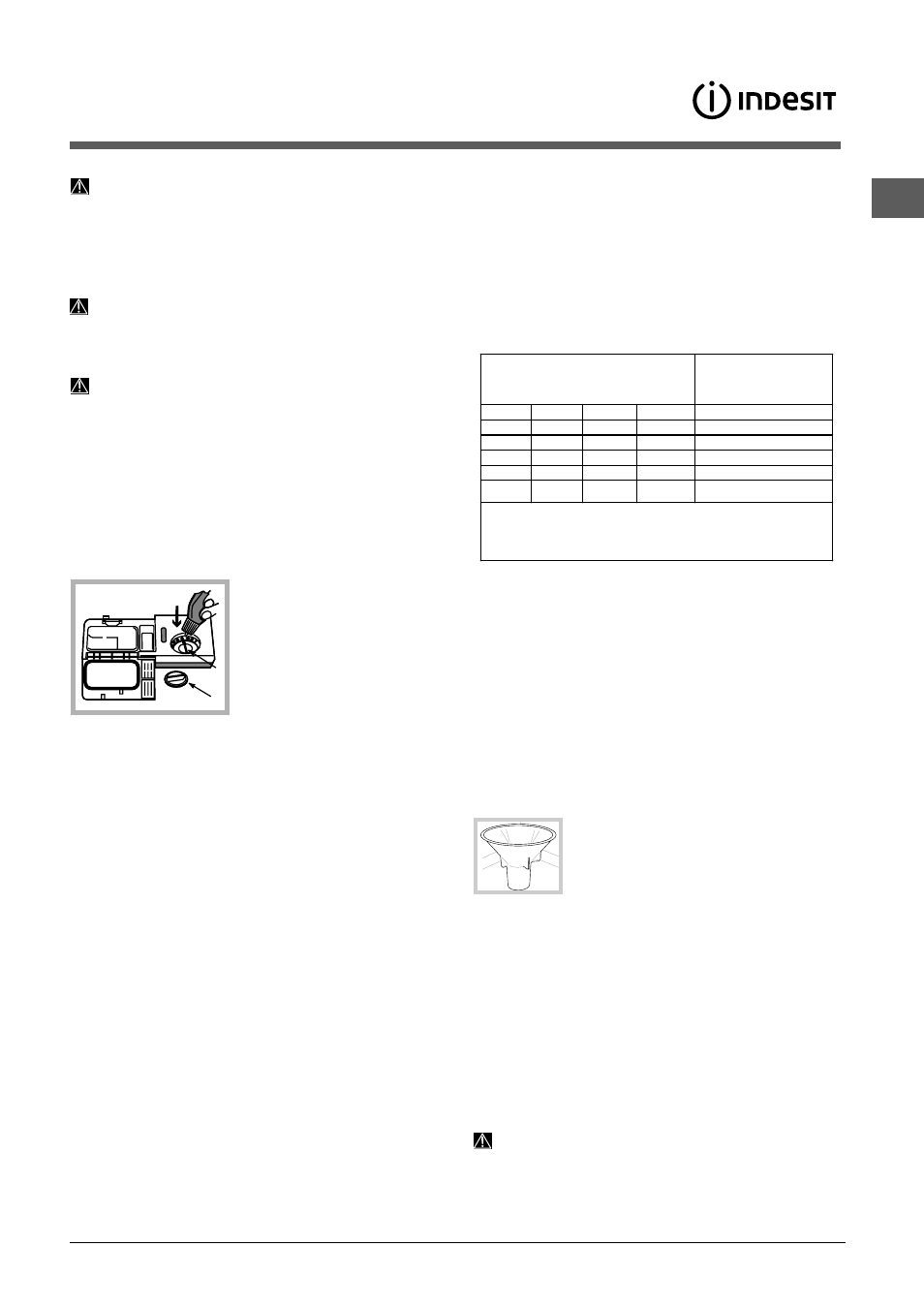 Produit de rinçage et sel régénérant, Charger le produit de rinçage, Charger le sel régénérant | Indesit DFP-2631M-EU User Manual | Page 21 / 84