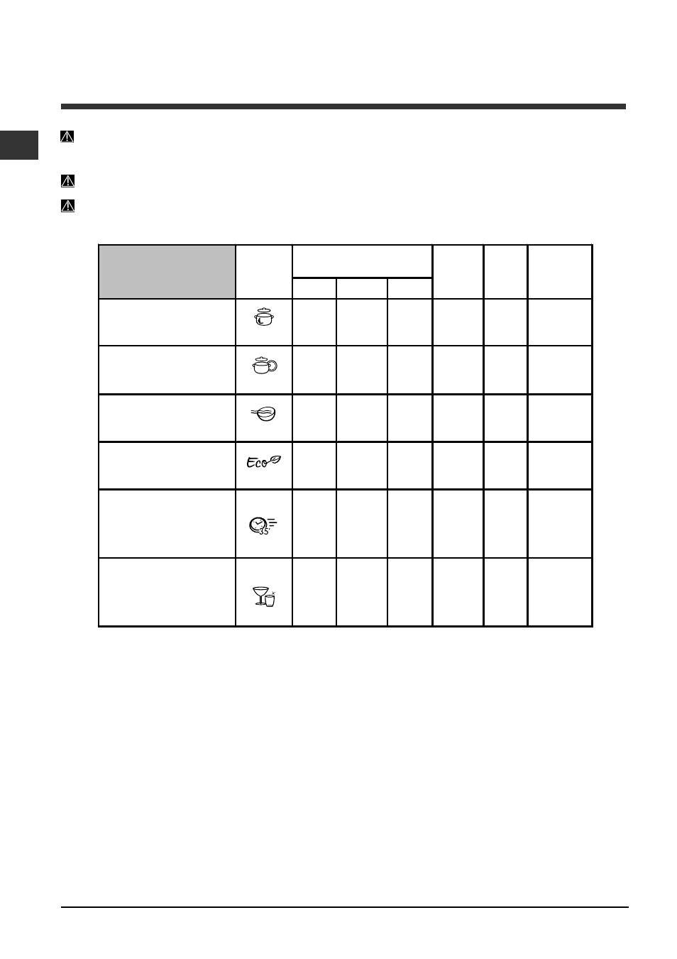 Wash cycles | Indesit DFP-2631M-EU User Manual | Page 8 / 84