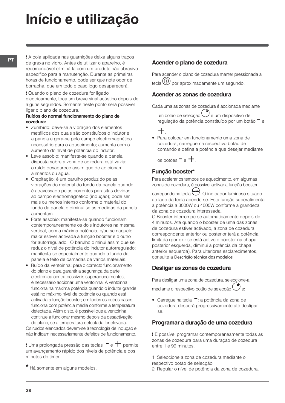 Início e utilização | Indesit VIC-641-X User Manual | Page 38 / 84
