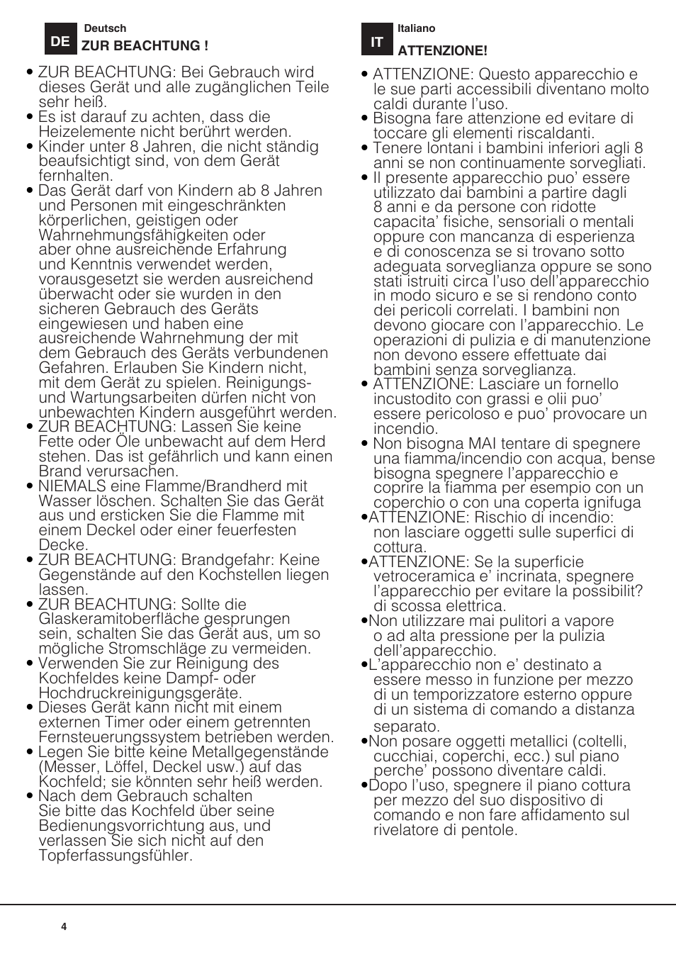 Indesit VIC-641-X User Manual | Page 4 / 84
