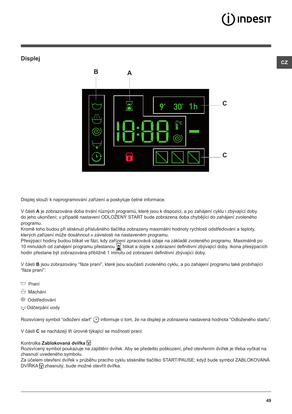 Bc a c | Indesit XWE-81283X-W-EU User Manual | Page 49 / 84