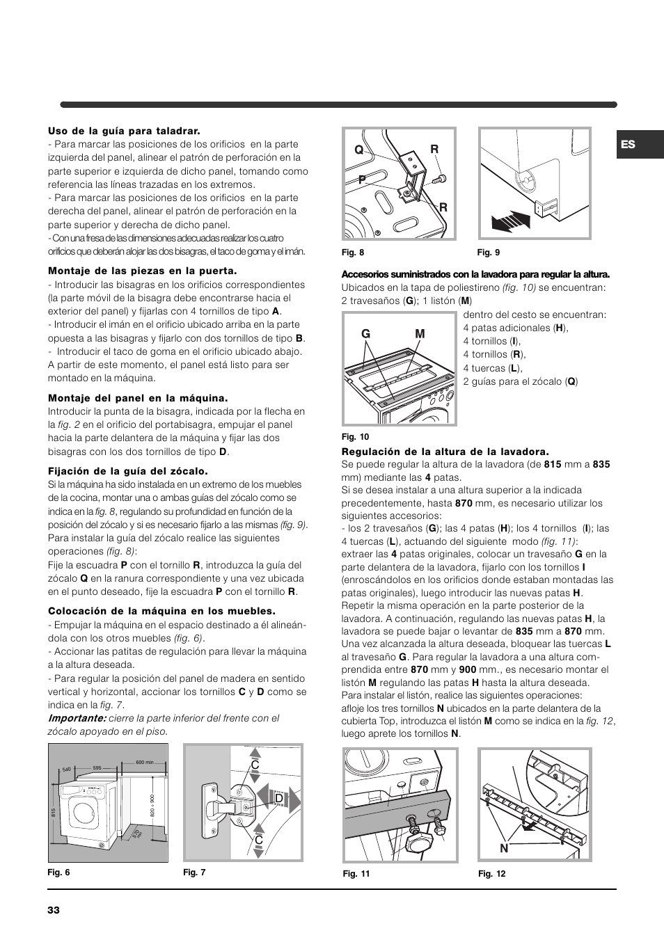 Li h g | Indesit IWME-8-(EU) User Manual | Page 33 / 56