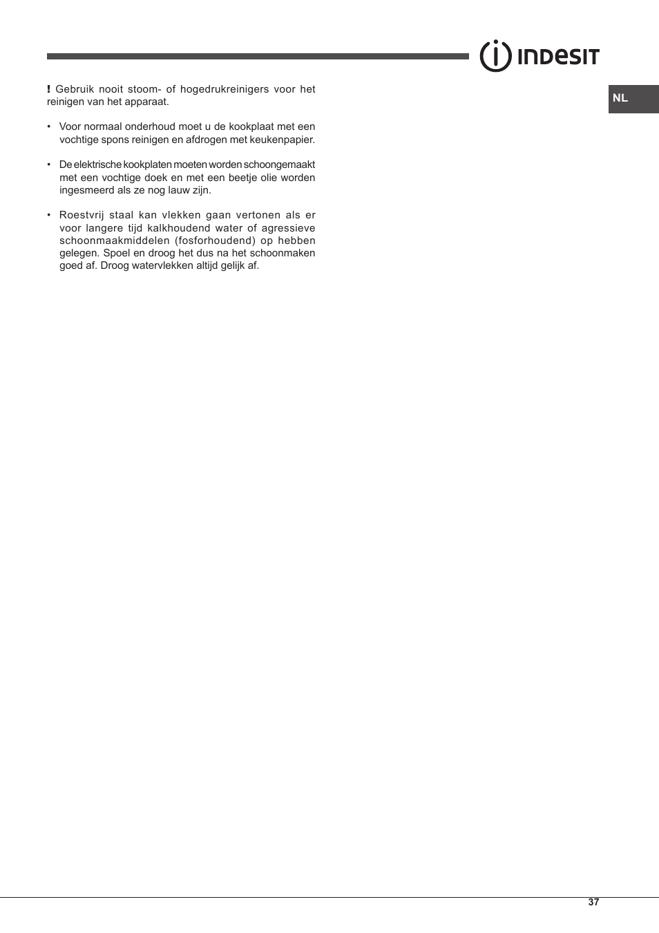 Indesit PIM-604-(IX) User Manual | Page 37 / 48