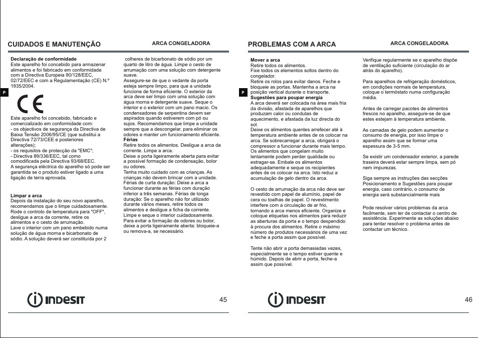 页 25 | Indesit OF-1A-100 User Manual | Page 25 / 44