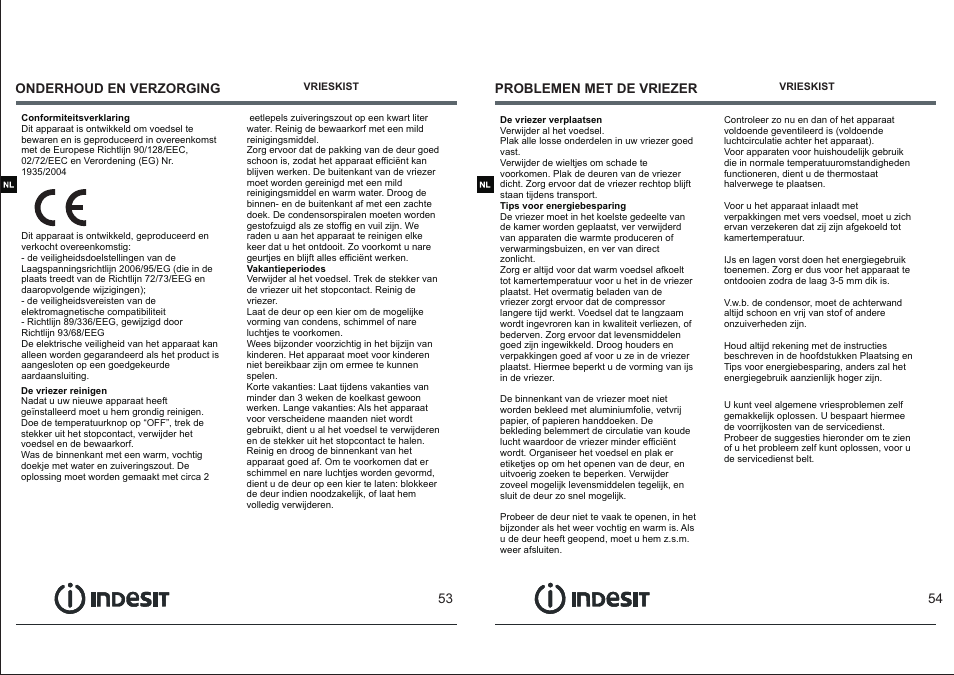 页 29 | Indesit OF-1A-100 User Manual | Page 29 / 44