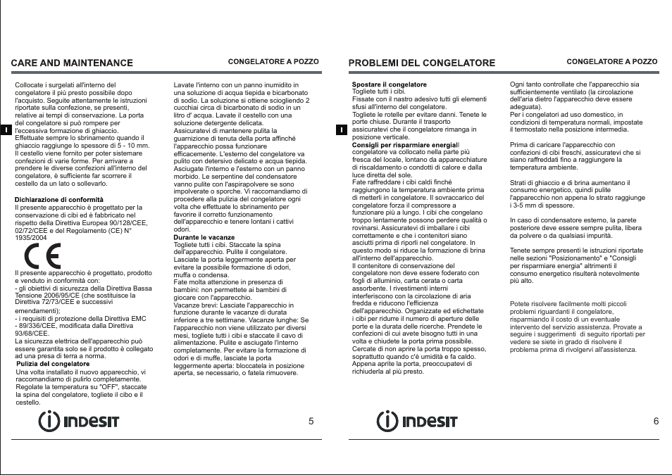 Indesit OF-1A-100 User Manual | Page 5 / 44