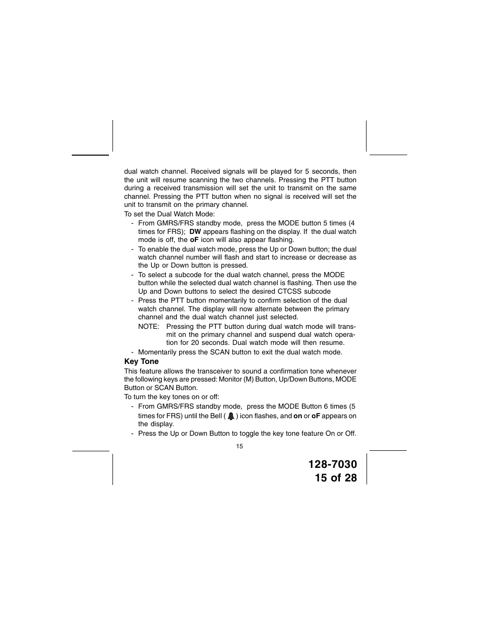 Audiovox GMRS8000-2 User Manual | Page 15 / 28