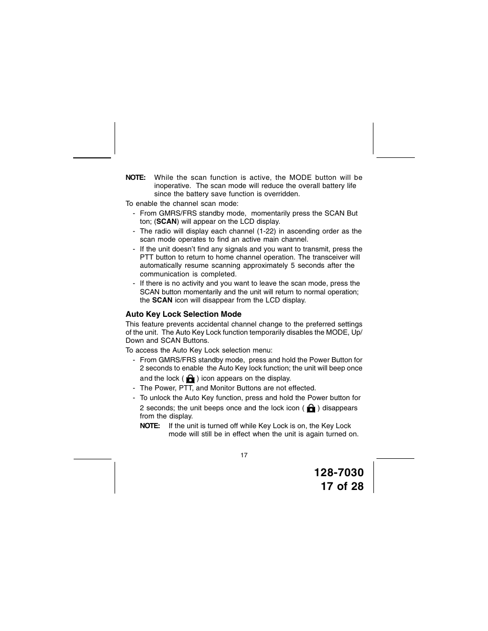 Audiovox GMRS8000-2 User Manual | Page 17 / 28