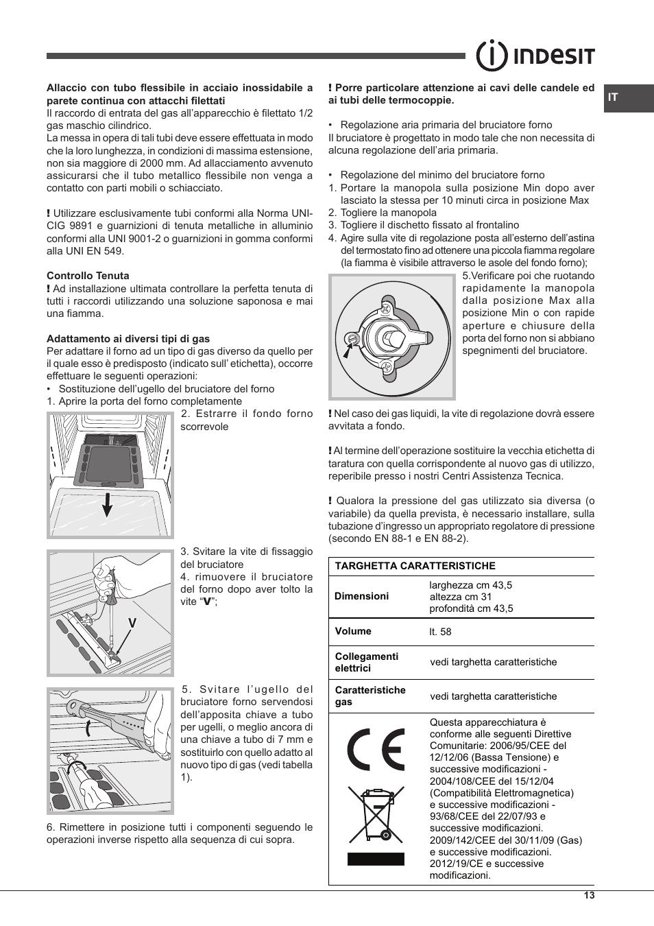 Indesit FGIM-K-IX-S User Manual | Page 13 / 64