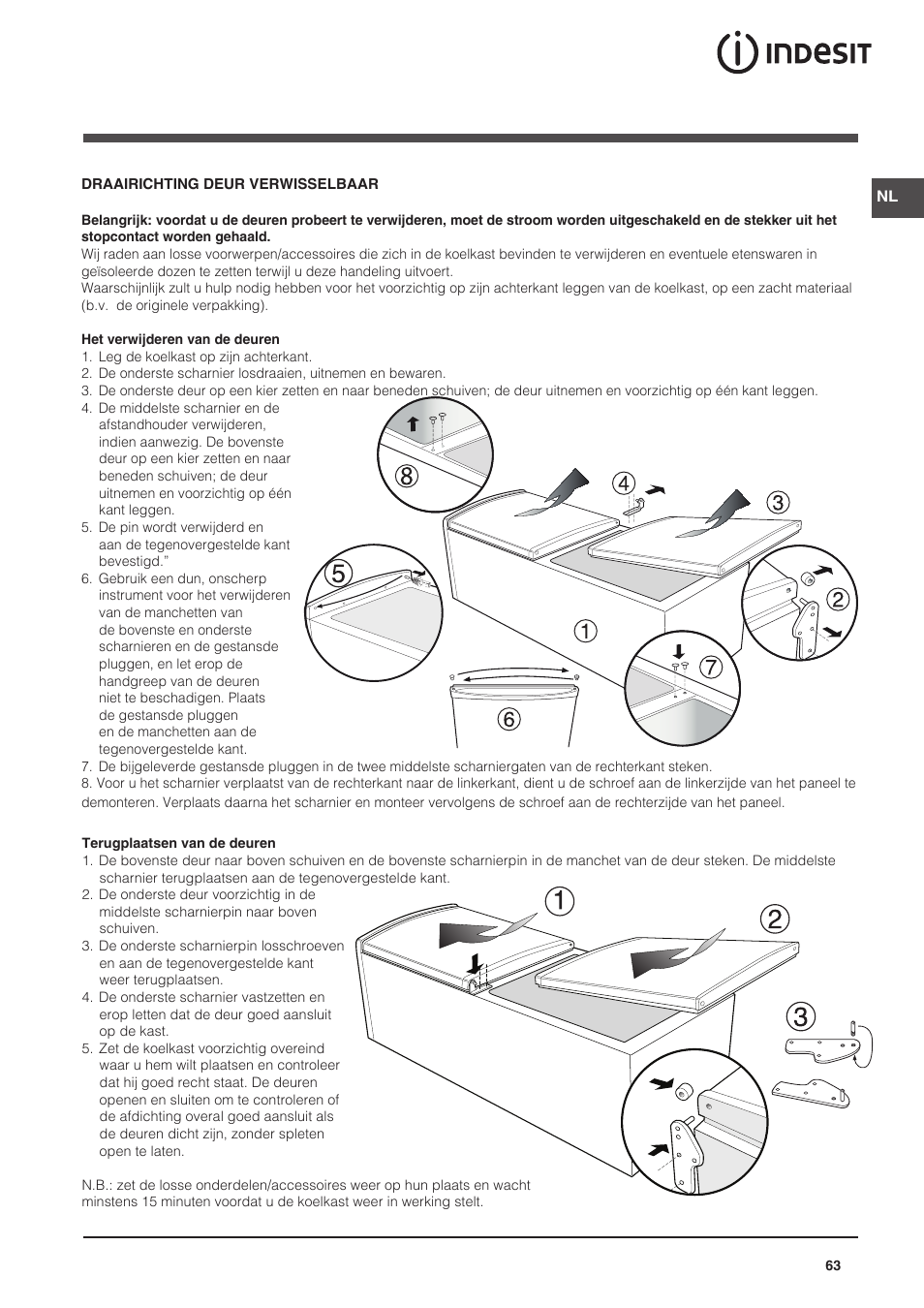 Indesit NCAA-55 User Manual | Page 63 / 72