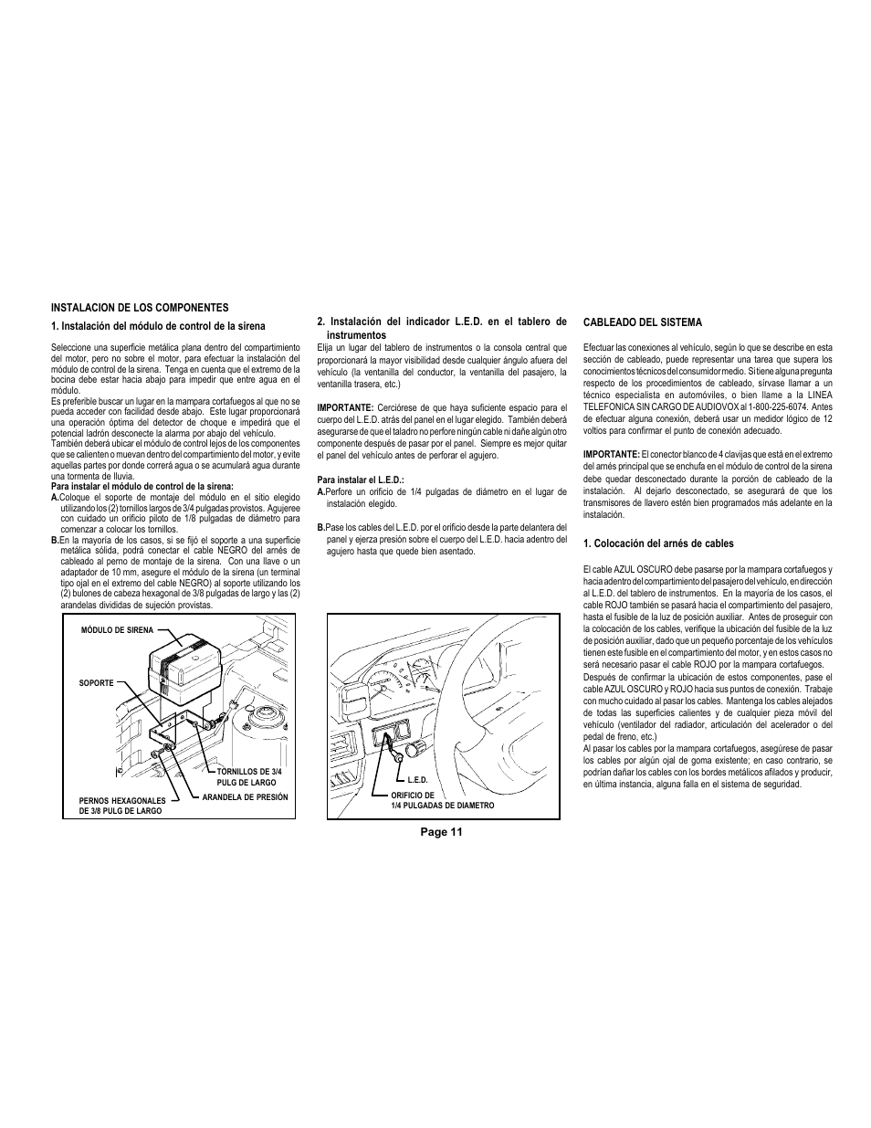 Audiovox AA-931 User Manual | Page 13 / 25