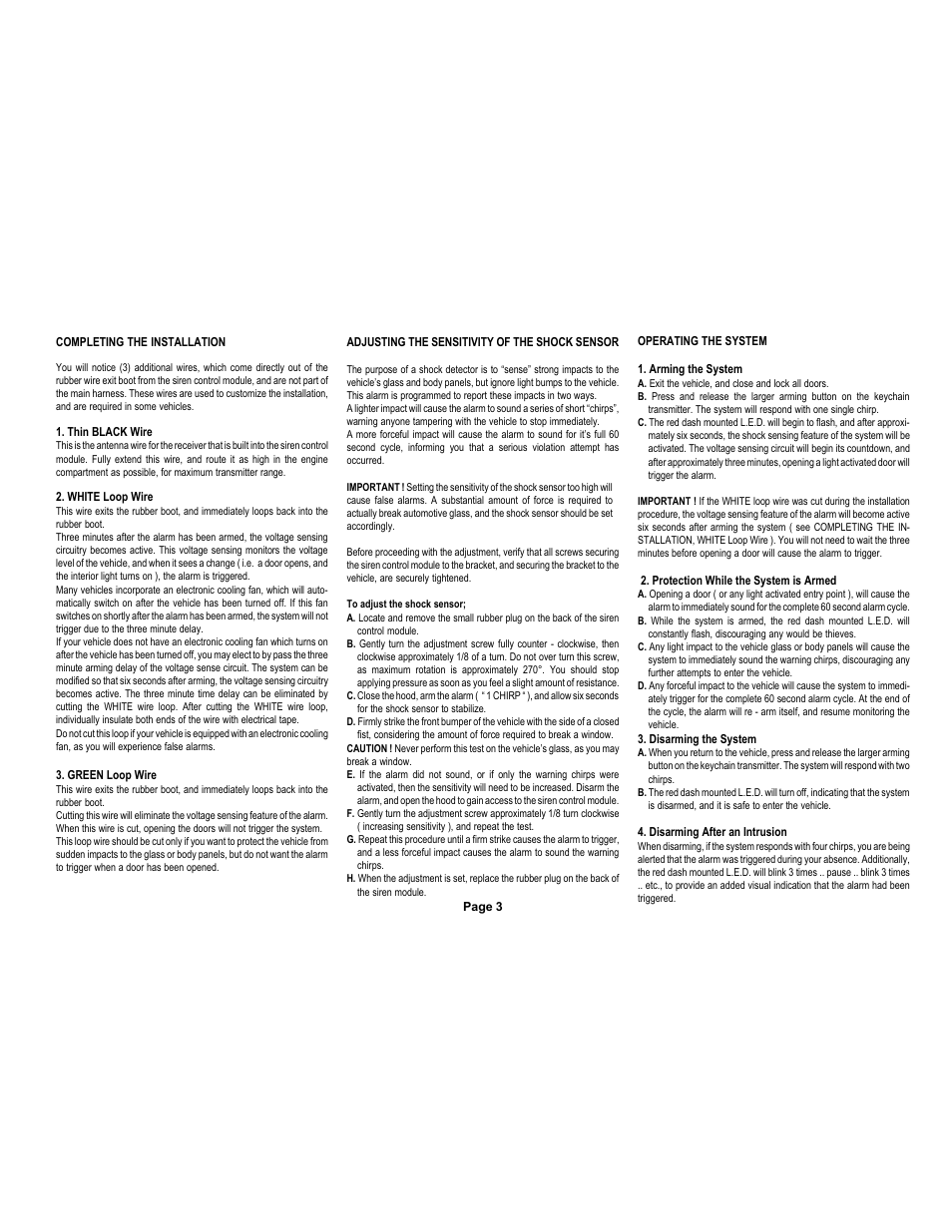 Audiovox AA-931 User Manual | Page 5 / 25