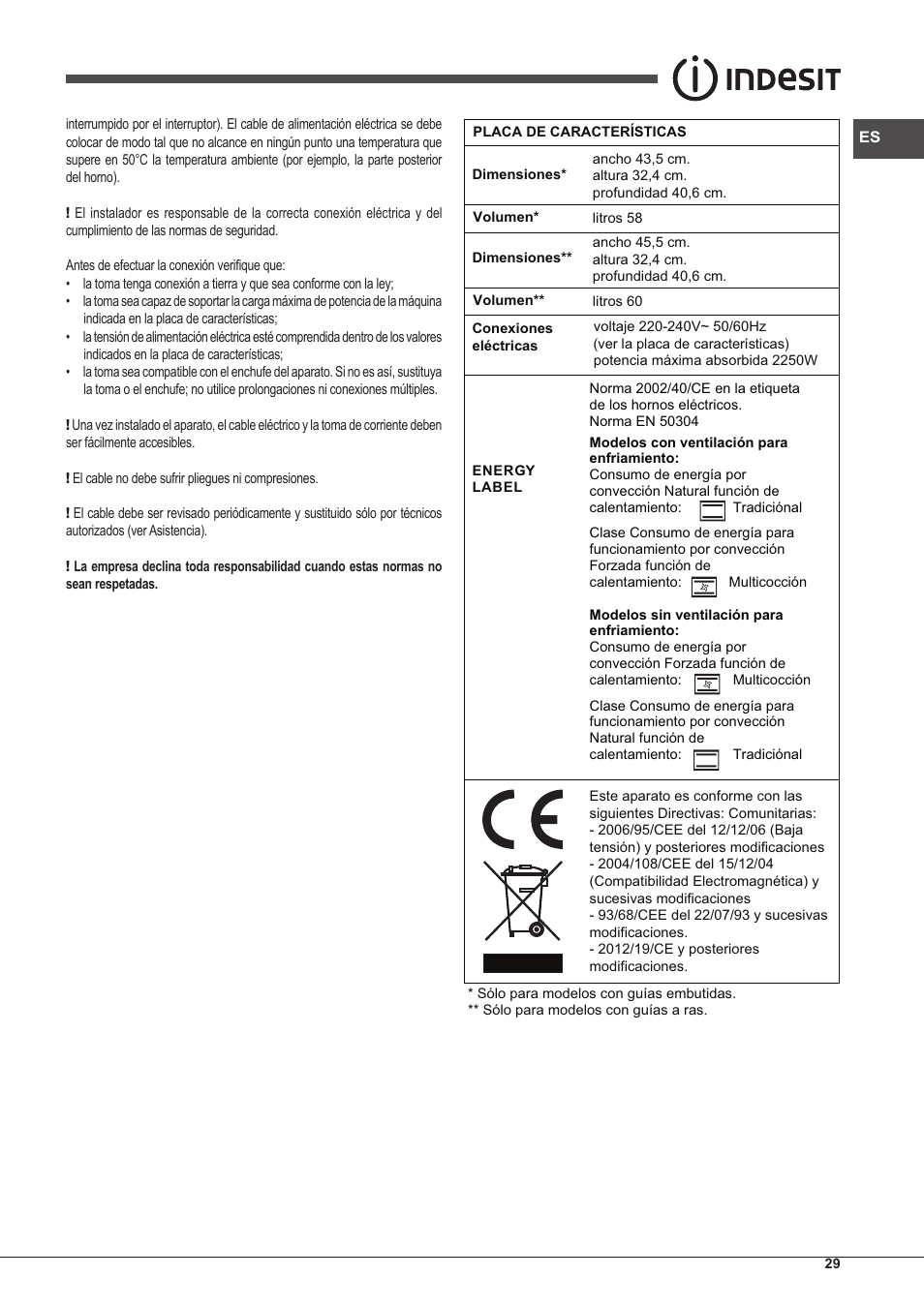 Indesit FIM-51-K.A-(BK)-S User Manual | Page 29 / 48