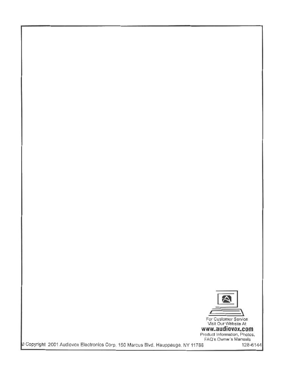 Www.audiovox.com | Audiovox LCM5620PKG User Manual | Page 16 / 16