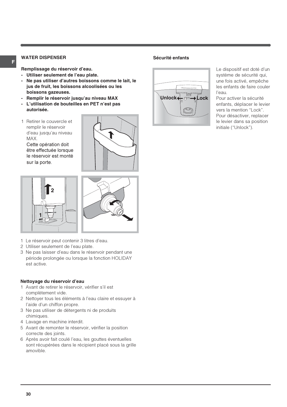 Indesit BAAN 40 FNF NXWD User Manual | Page 30 / 60