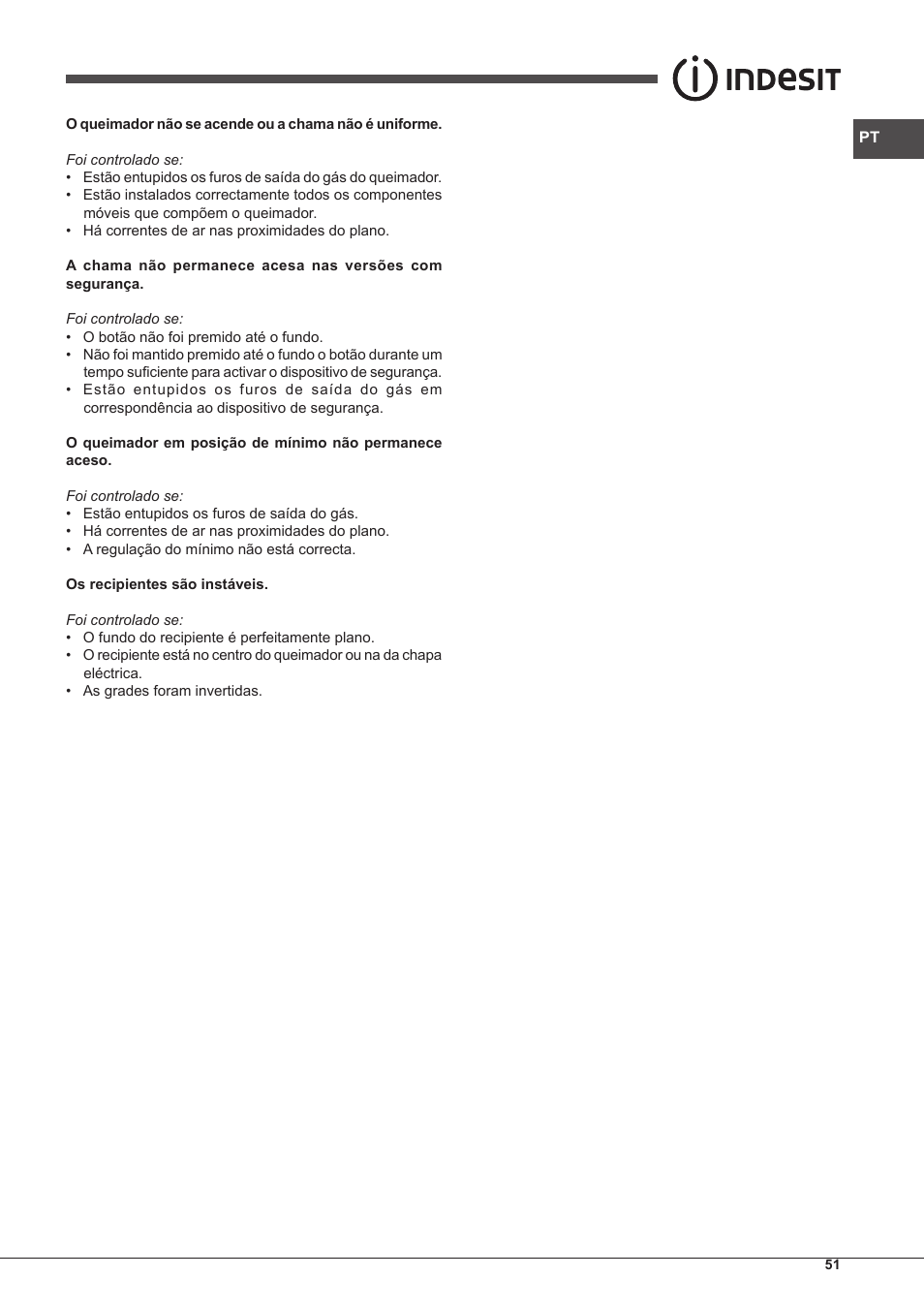 Indesit PIM-750-AS-(IX) User Manual | Page 51 / 76