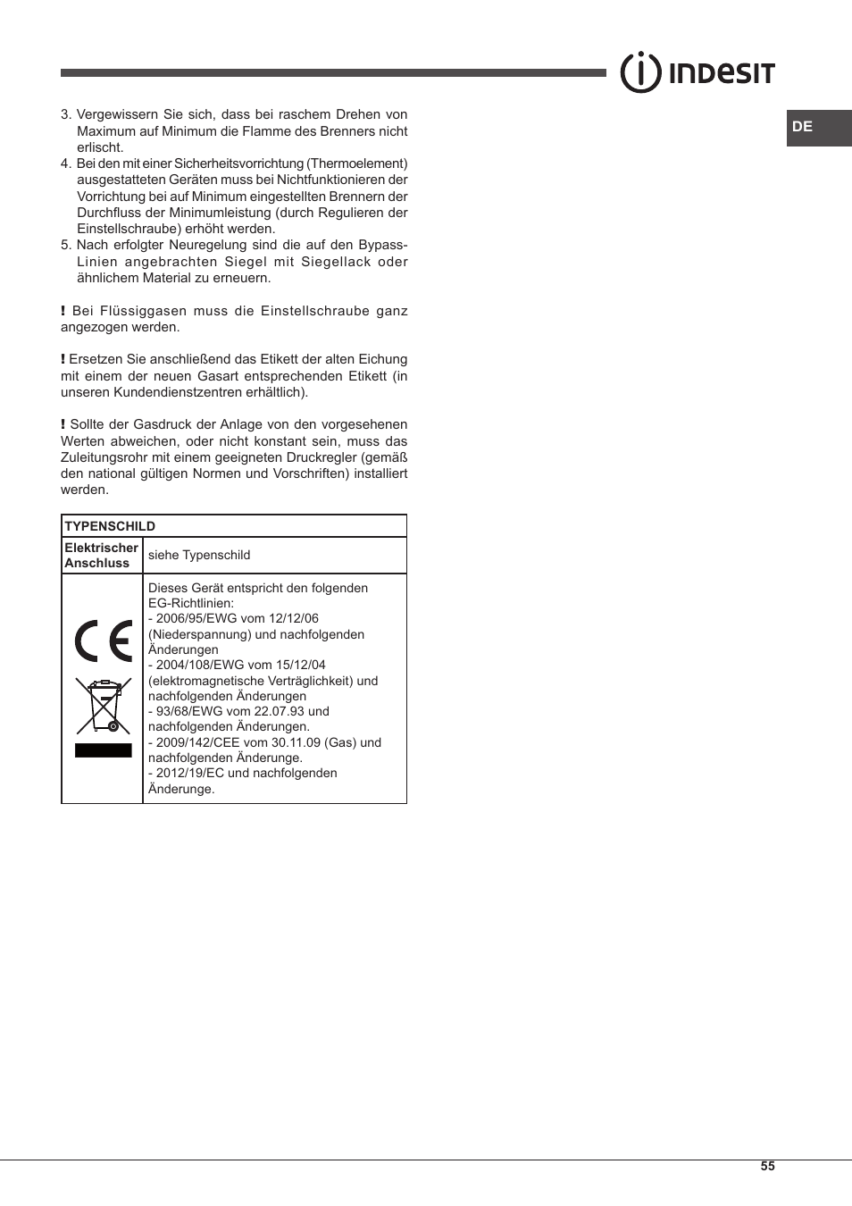 Indesit PIM-750-AS-(IX) User Manual | Page 55 / 76