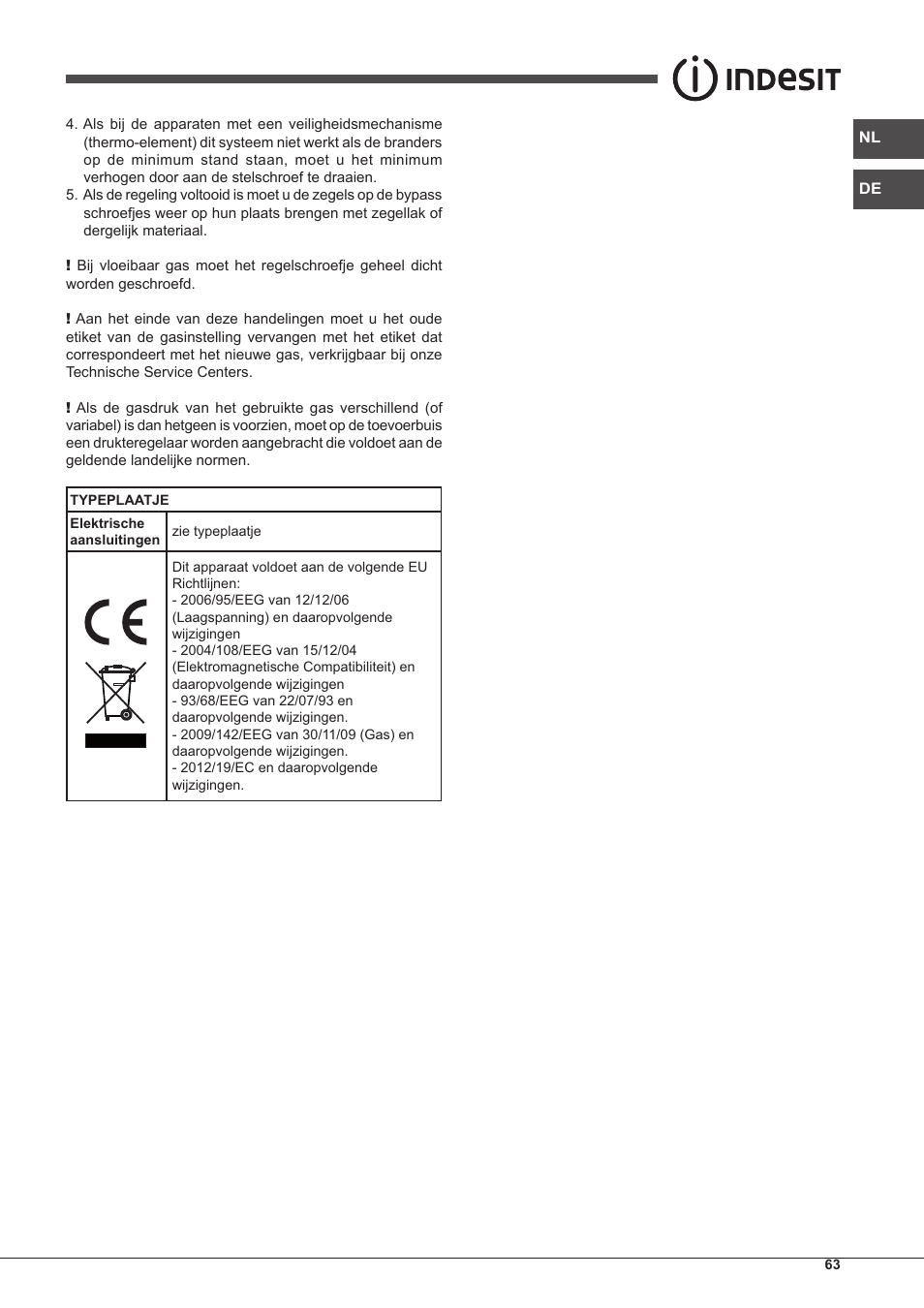 Indesit PIM-750-AS-(IX) User Manual | Page 63 / 76