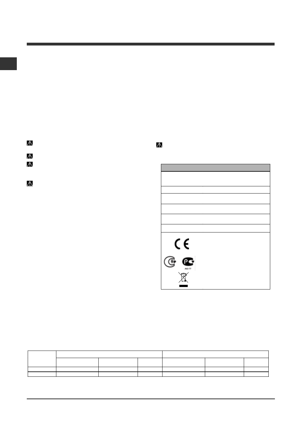 Advice regarding the first wash cycle | Indesit DIS-361-A User Manual | Page 14 / 80