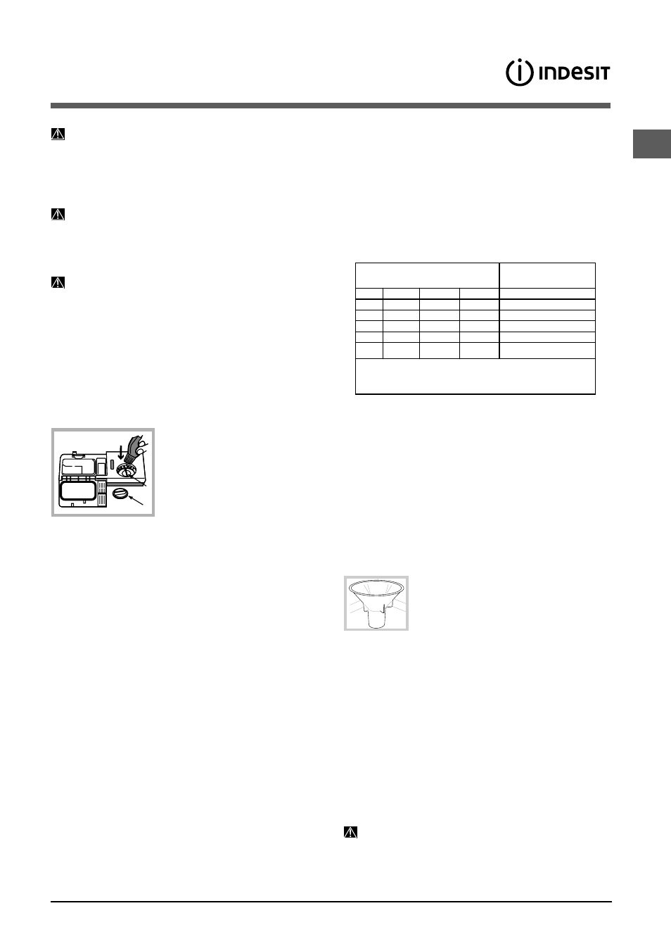 Klarspüler und regeneriersalz, Einfüllen des klarspülers, Einfüllen des regeneriersalzes | Indesit DIS-361-A User Manual | Page 41 / 80