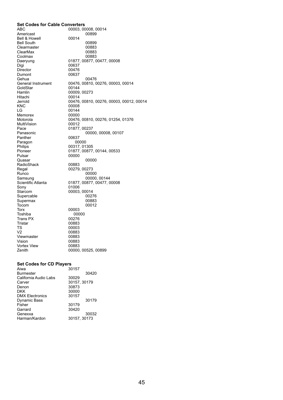 页面 47 | Audiovox FPE4707HR User Manual | Page 47 / 54