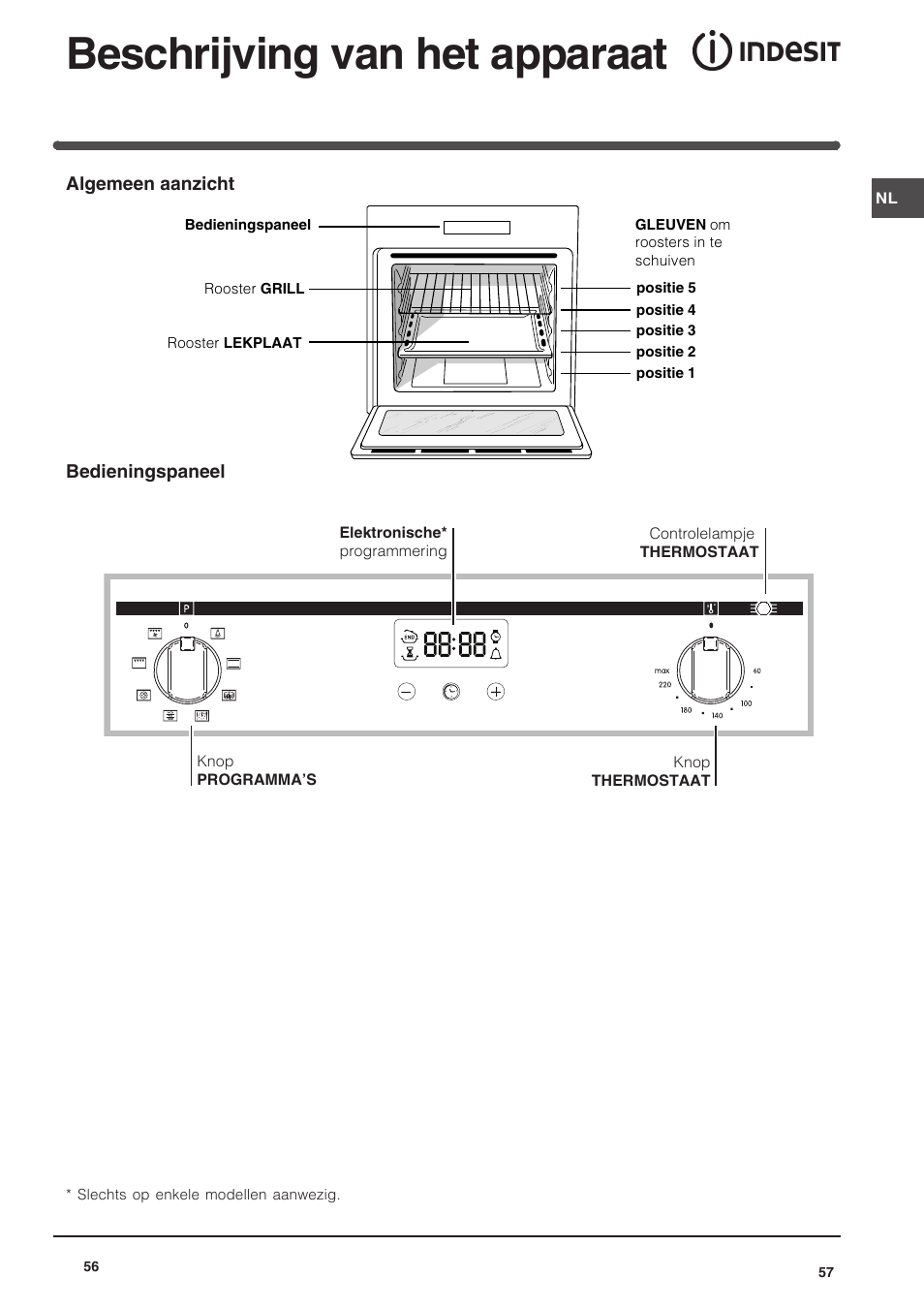 Beschrijving van het apparaat | Indesit FIM-734-K.A-IX User Manual | Page 56 / 72