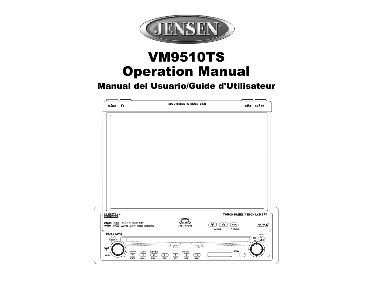 Audiovox VM9510TS User Manual | 82 pages