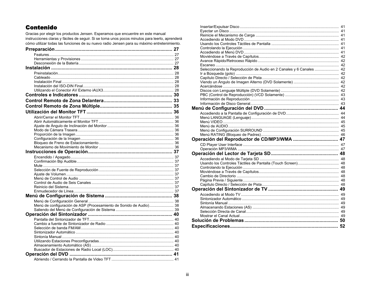 Audiovox VM9510TS User Manual | Page 3 / 82