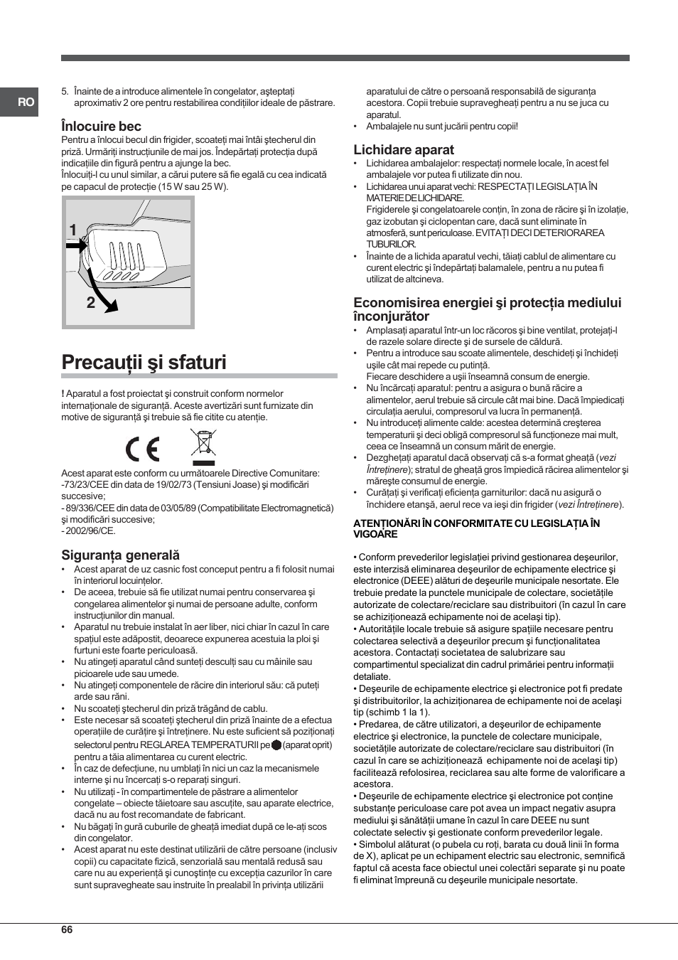 Indesit TAA-12-N User Manual | Page 66 / 72