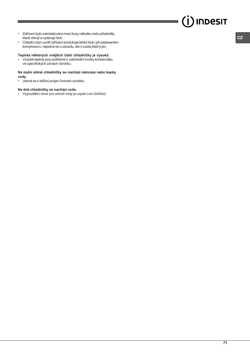 Indesit TAA-12-N User Manual | Page 71 / 72