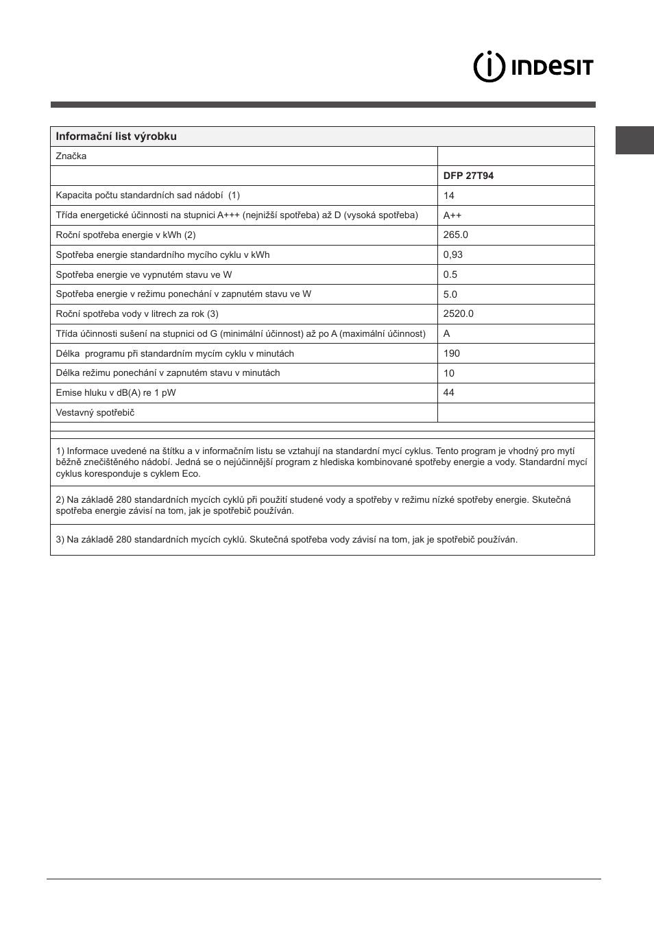 Indesit DFP-27T94-A-EU User Manual | Page 45 / 72