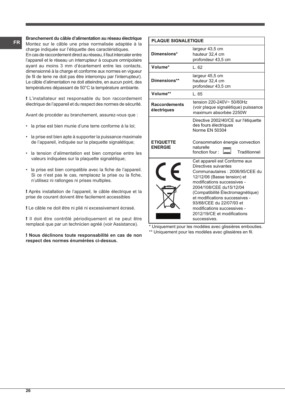 Indesit FIMS-20-K.A-AX-S User Manual | Page 26 / 60