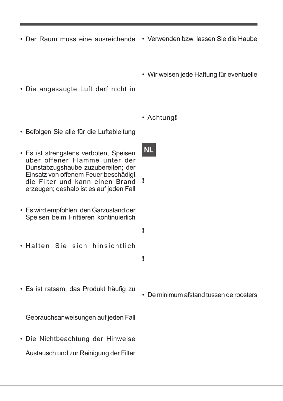 Attentie | Indesit IHF-9.5-A-M-IX User Manual | Page 17 / 80