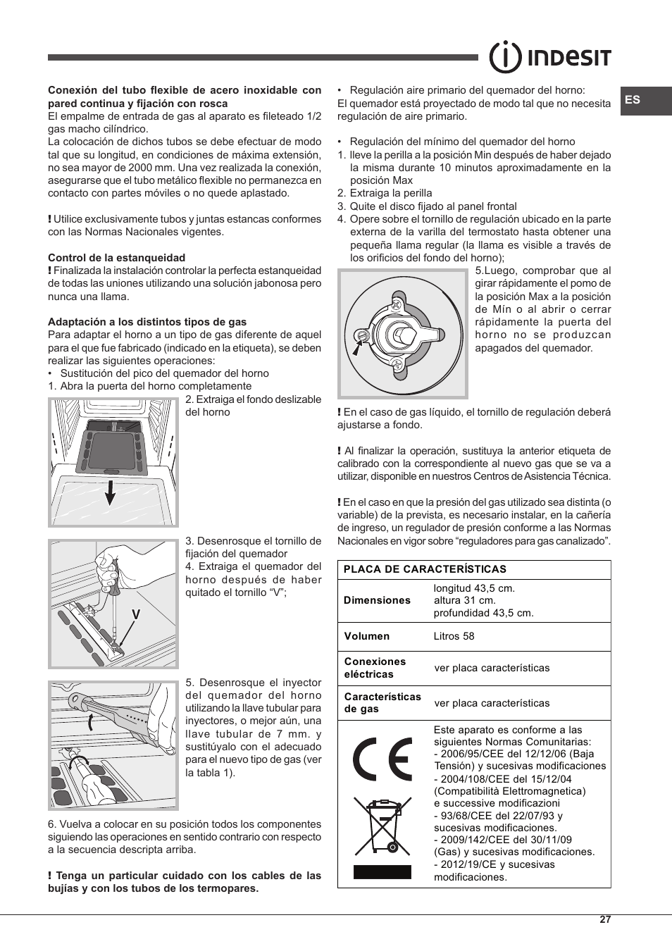 Indesit FGIM-K-(BK)-S User Manual | Page 27 / 48