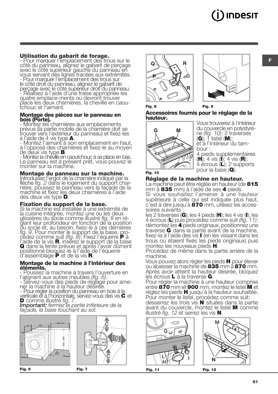 Indesit IWME-127-EU User Manual | Page 61 / 84