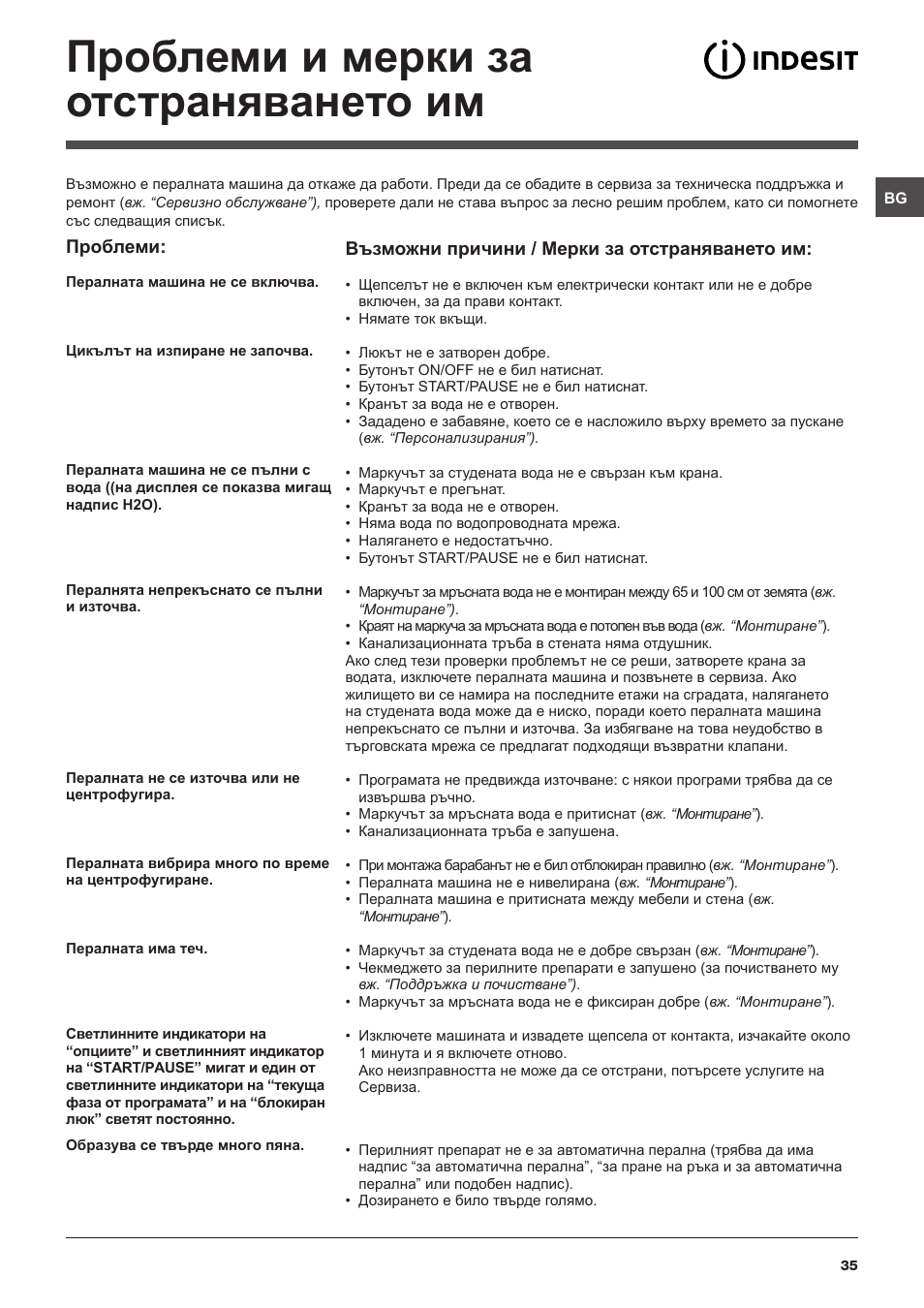 Indesit IWUD-41051-C-ECO-EU User Manual | Page 35 / 72