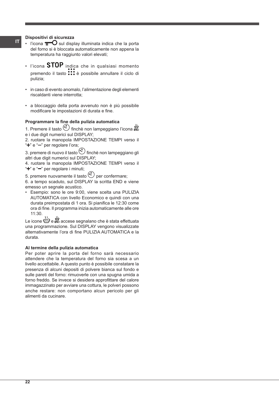Indesit IF-88-K-GP.A-IX-S User Manual | Page 22 / 72