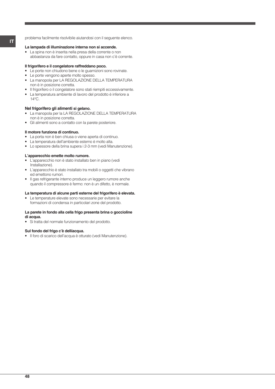 Indesit TAAN-5-V-NX User Manual | Page 48 / 72