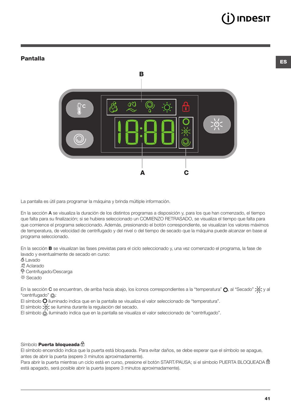 Bc a | Indesit IWDE-7145-B-(EU) User Manual | Page 41 / 60